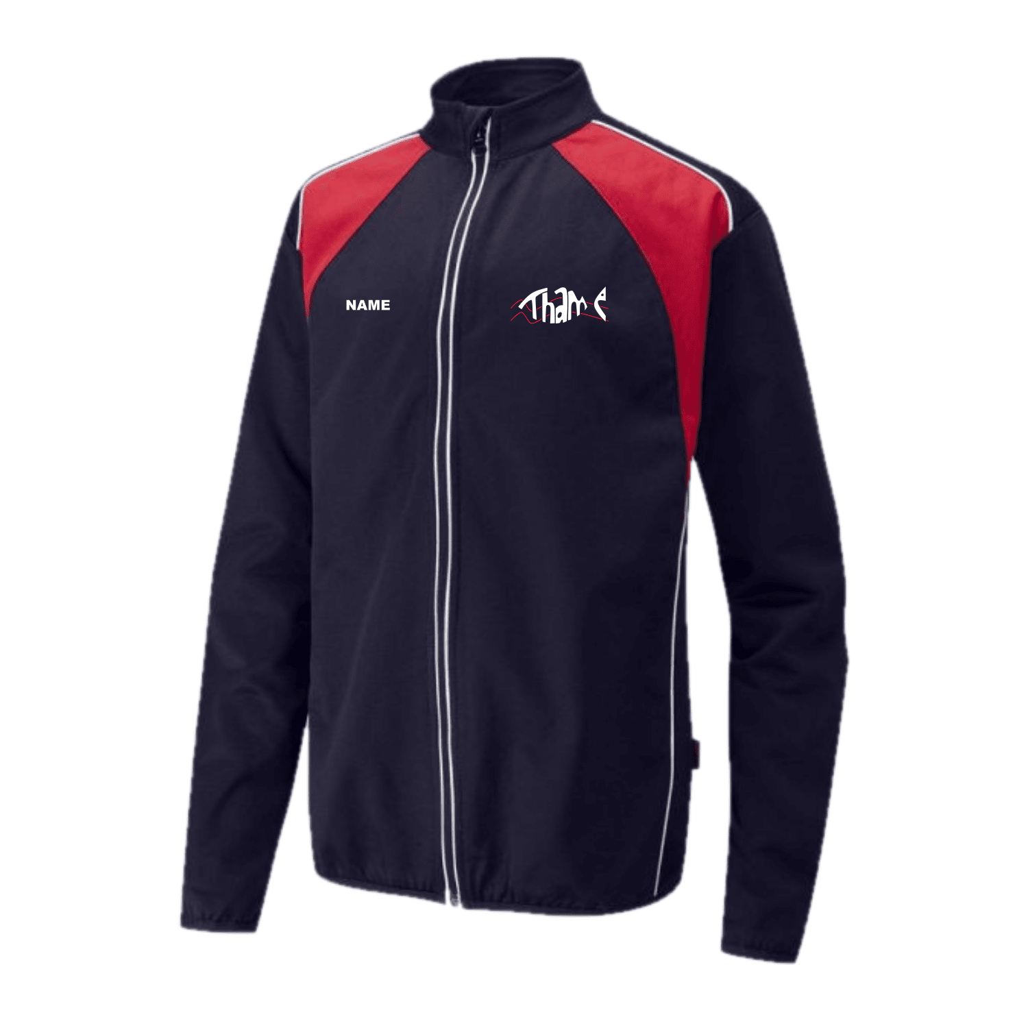 Thame Swimming Club Team Zip Jacket - Waterproof Windbreaker for Swim Team Training & Competition - Perfect for Poolside Warm-ups and Outdoor Activities
