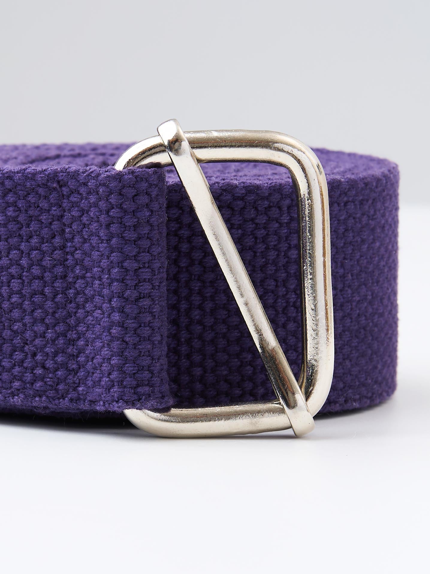 Organic Cotton Wide Yoga Belt for Stretching & Flexibility - Premium Yoga Strap for Poses, Pilates & Physical Therapy - Ideal for Home, Studio & Travel Use