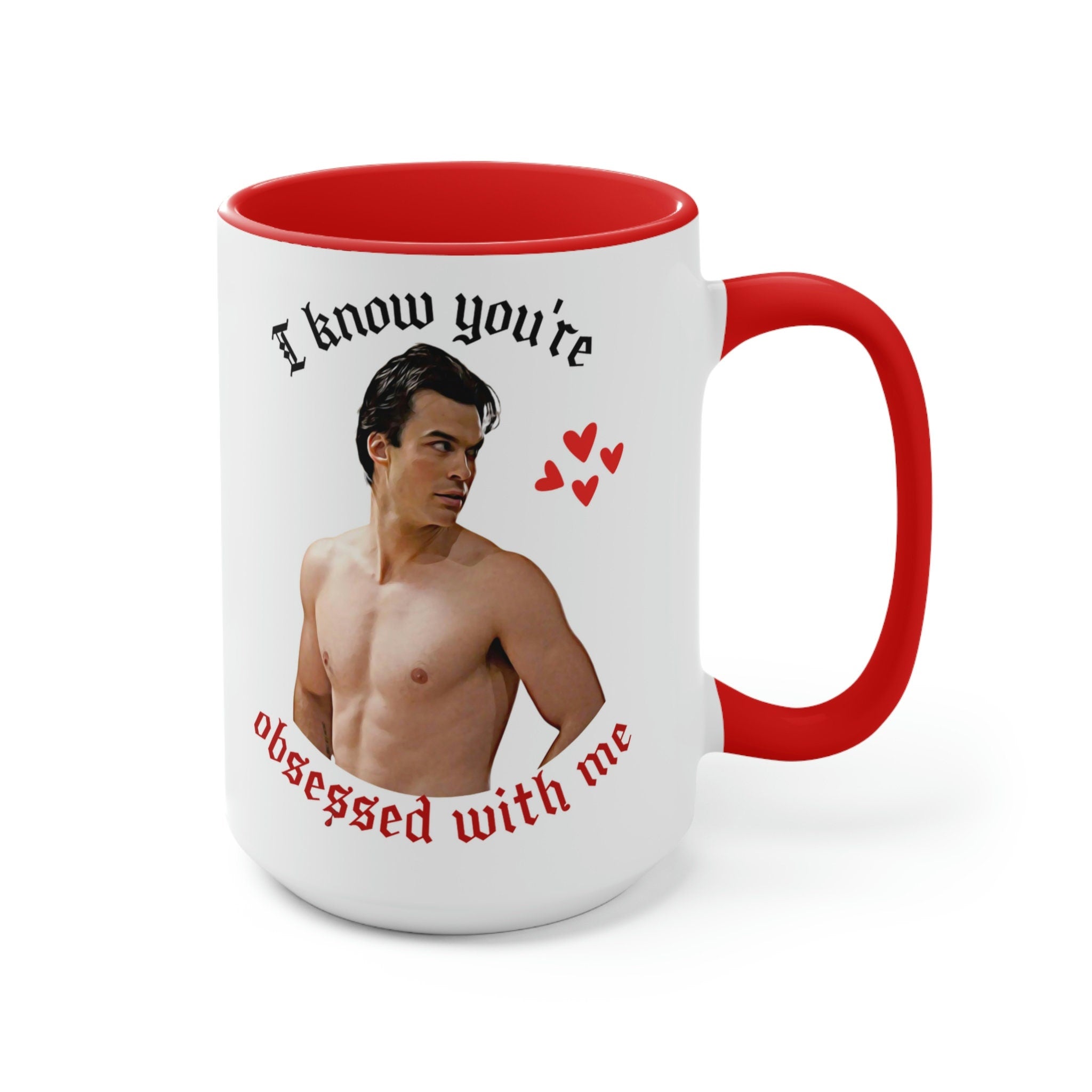 Damon Salvatore Coffee Mug - The Vampire Diaries TVD Fan Gift for Valentine's Day - Perfect for Hot Drinks, Office Use & Vampire Diaries Lovers