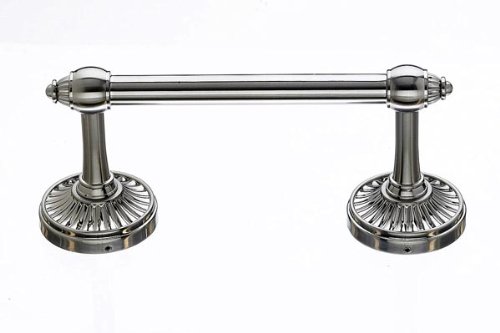 Top Knobs Brushed Satin Nickel Bath Tissue Holder - Modern Bathroom Tissue Paper Dispenser - Perfect for Home, Hotel, and Office Bathrooms (TKTUSC3BSN)