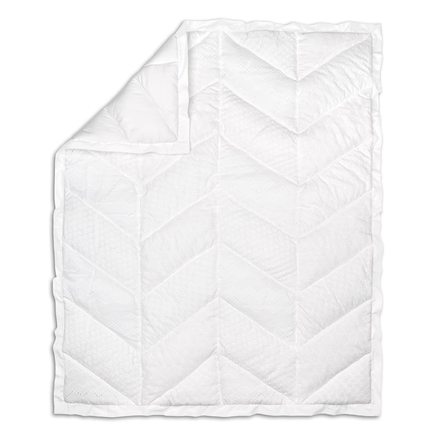 The Peanutshell Taylor Quilt - Soft & Cozy Baby Blanket for Boys & Girls | Machine Washable Nursery Bedding | Perfect for Swaddling, Stroller & Crib Use