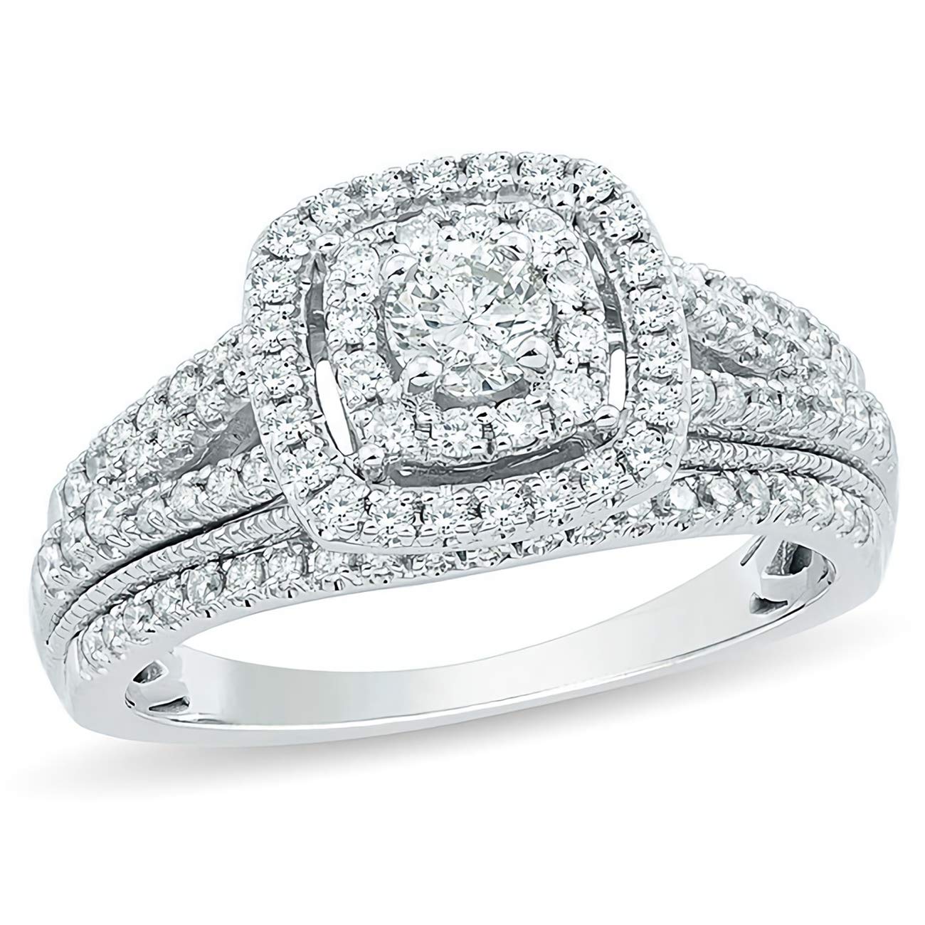 Moissanite Engagement Rings for Women - 10K 14K 18K Gold & Platinum Plated Silver Wedding Bands (8 Styles) - Perfect for Proposals, Anniversaries, and Bridal Jewelry Gifts