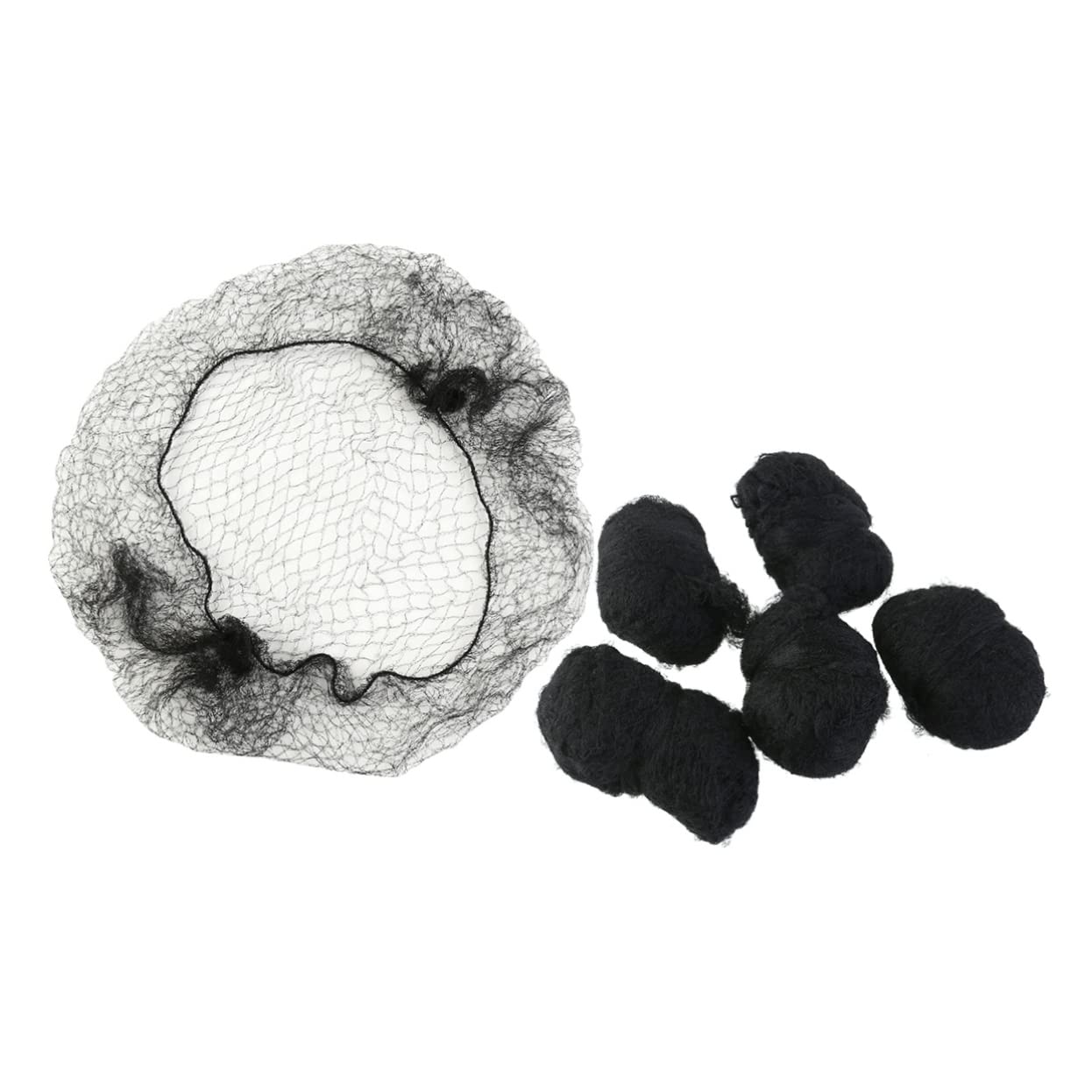 FOMIYES 100pcs Invisible Elastic Mesh Hair Nets for Sleeping, Buns & Hair Styling - Soft Breathable Hair Net for Women, Salon & Home Use