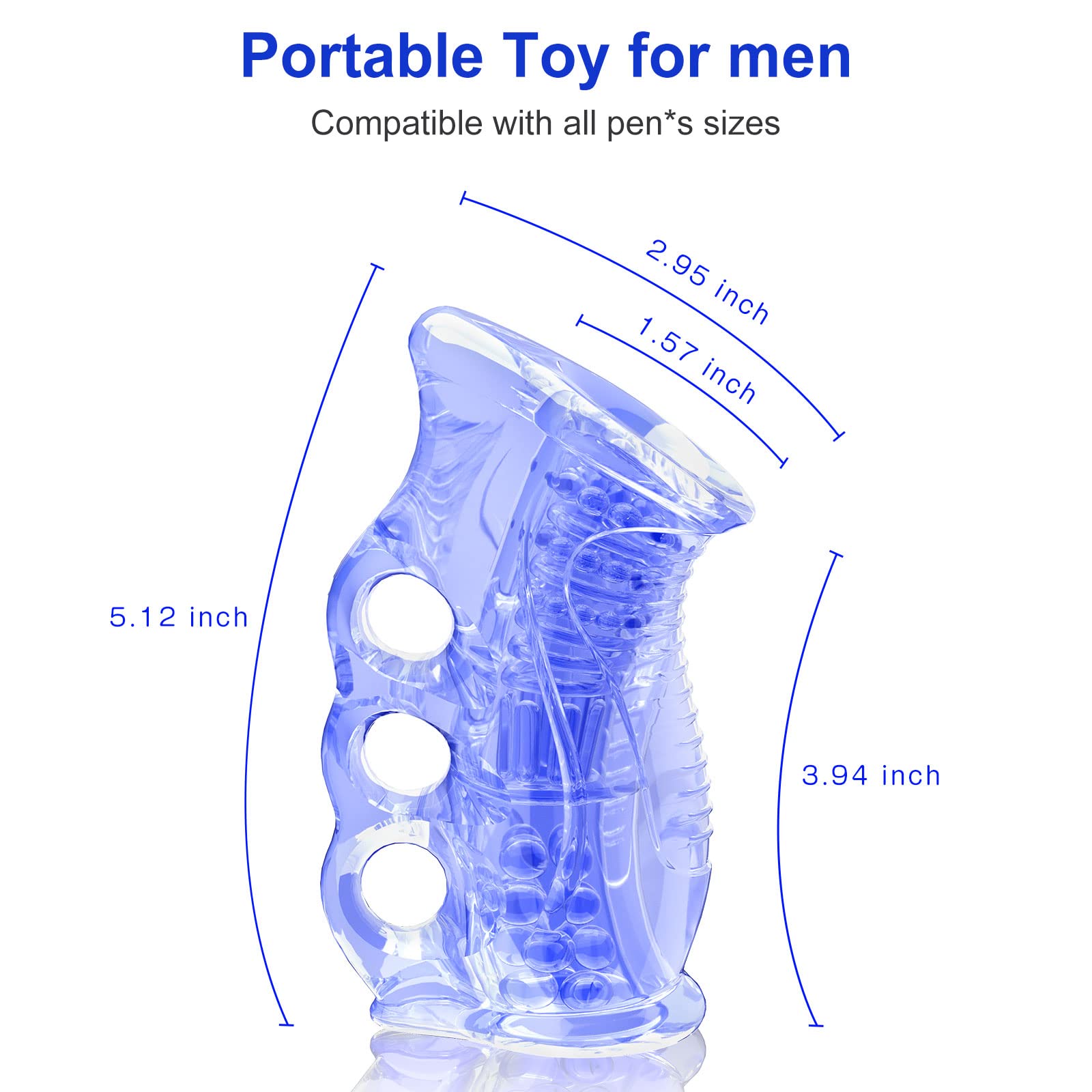 Premium Male Masturbator - Realistic Pocket Pussy Stroker & Anal Doll for Men | Oral Handjob & Glans Training Tool | Penis Massager with Open-Ended Sleeve | Perfect for Solo Play, Couples Fun & Discreet Pleasure