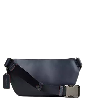 Coach Elias Belt Bag in Signature Denim - Stylish Crossbody Bag for Women | Perfect for Travel, Shopping & Everyday Use