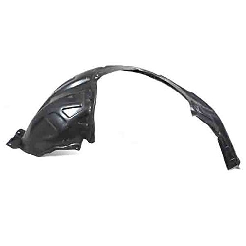 CAPA 09-10 Murano Front Splash Shield Inner Fender Liner Panel Left Driver Side | Replacement Splash Guard for Nissan Murano 2009-2010 Models | Protects Wheel Well from Road Debris & Water Splash