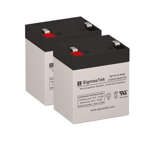 Leadman LU550 UPS Replacement Batteries - 2 Pack | Compatible with Backup Power Supplies | Perfect for Home Office, Server Rooms & Emergency Power Outages