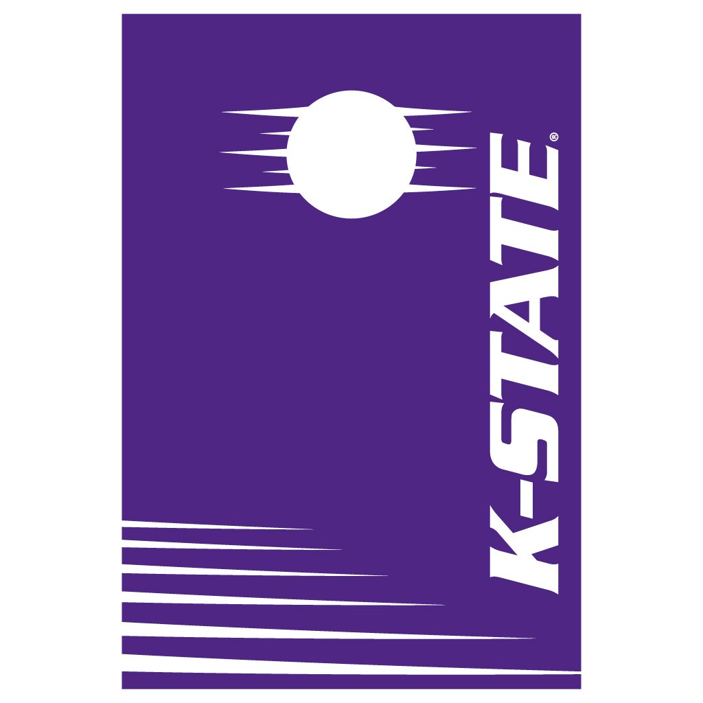 Kansas State University Cornhole Bag Toss Game - Premium Outdoor Tailgating & Backyard Fun for Game Day Parties