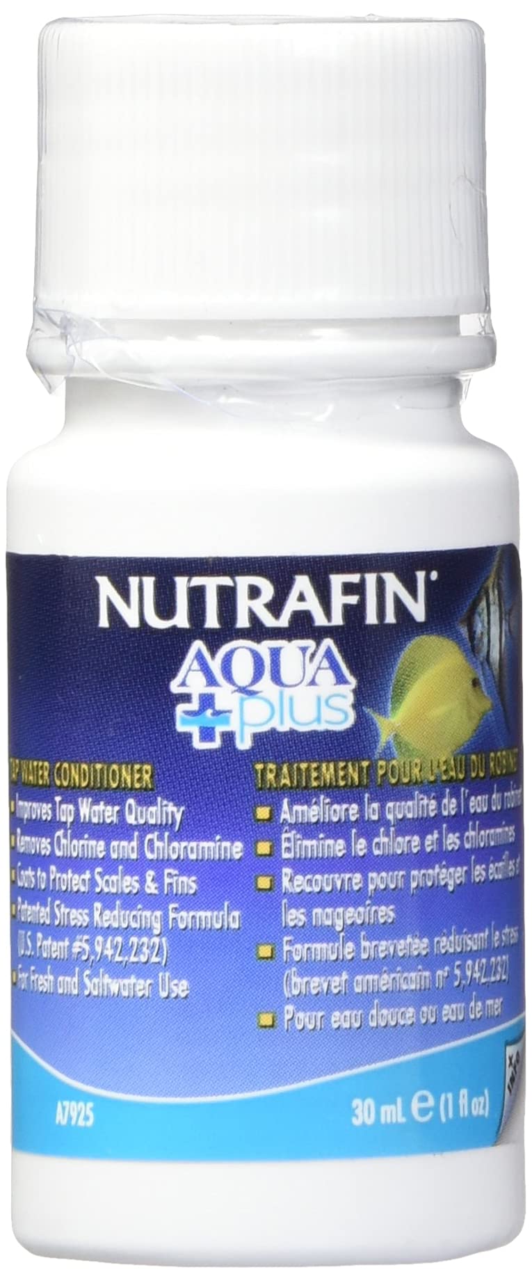 Aqua Plus Tap Water Conditioner for Fish Tanks - 1 oz Bottle | Removes Chlorine & Heavy Metals | Safe for Freshwater & Saltwater Aquariums | Ideal for Water Changes & New Tank Setup