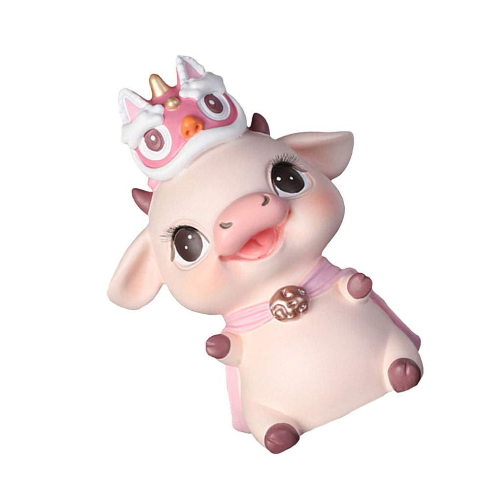 Cute Cow Ceramic Piggy Bank - Money Saving Bank for Kids, Cartoon Animal Coin Bank, Perfect Birthday Gift for Boys & Girls - Ideal for Saving Coins, Teaching Financial Responsibility, and Home Decor