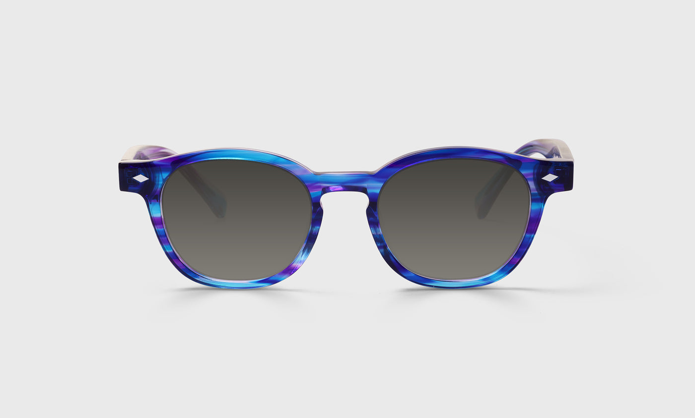 Bitty Witty Color 09 Blue & Purple Demi Front Glasses with Blue Demi Temples - Stylish Eyewear for Women, Perfect for Reading, Fashion Accessories & Everyday Wear
