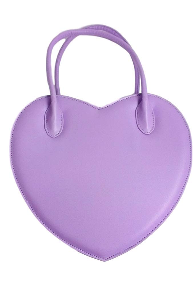 GK-O Fashion Women's Heart Shaped Lolita Handbag - PU Leather Clutch Purse & Wallet for Cosplay, Party, Date Night and Gift Giving