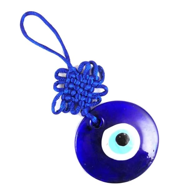 Evil Eye Nazar Battu Hanging - Spiritual Protection Amulet for Home, Office & Car Decor - Brings Good Luck & Positive Energy | Perfect for Wall Decor, Gift Giving & Spiritual Spaces