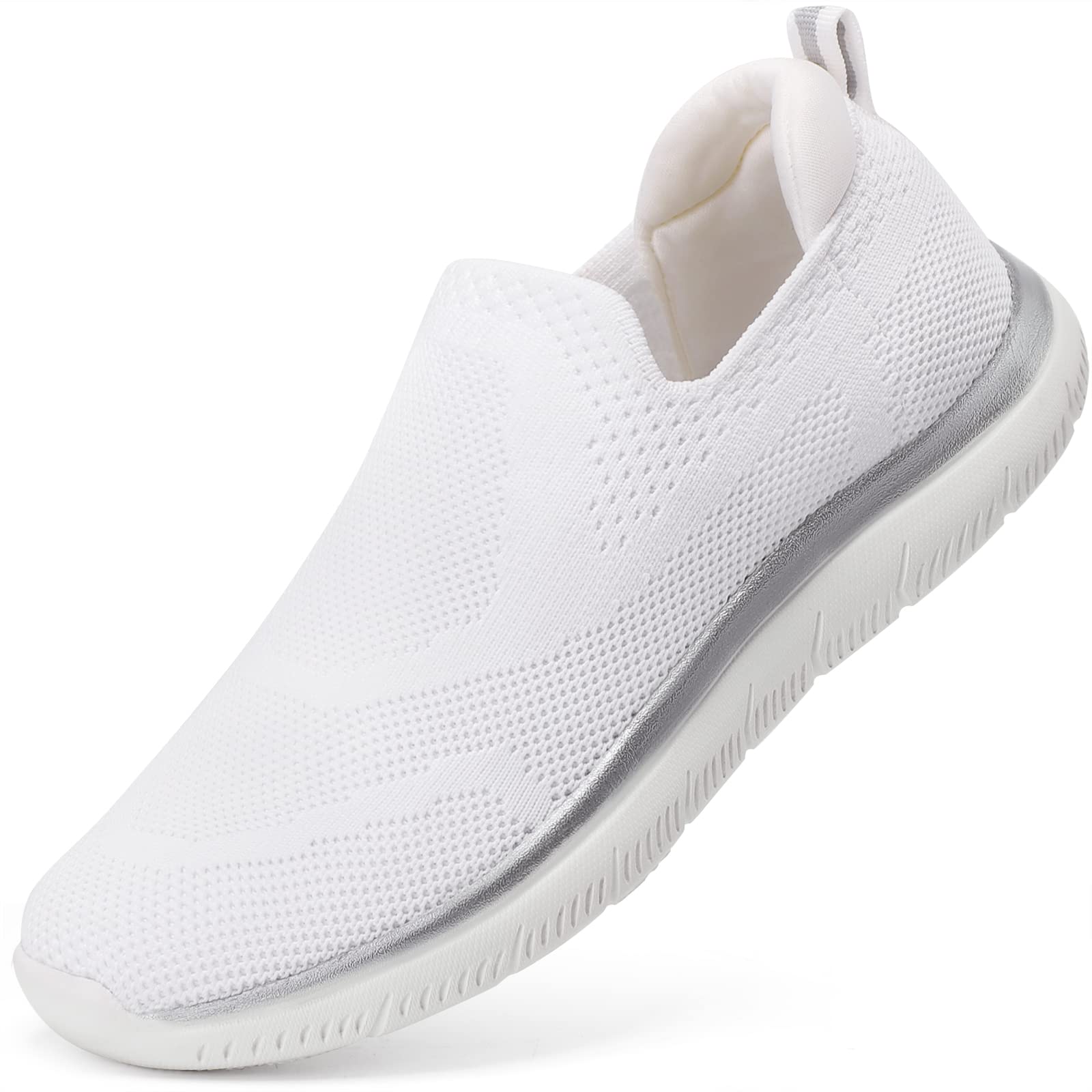 STQ Women's Slip On Sneakers - Lightweight Walking Shoes with Breathable Mesh for All-Day Comfort | Perfect for Casual Wear, Travel & Workout
