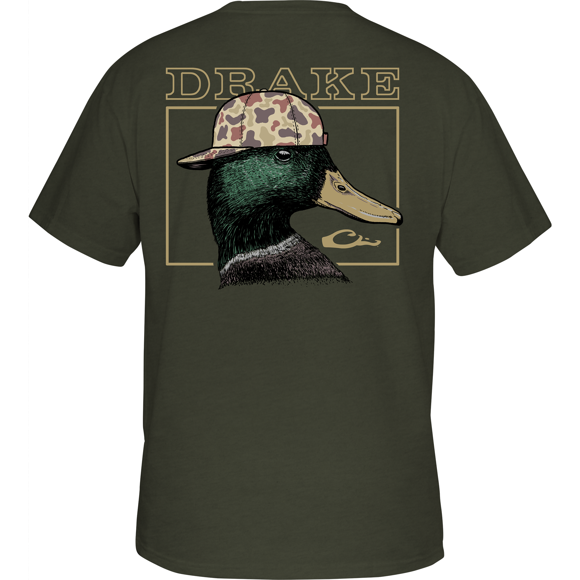 Youth Duck Hunting Camo Back Cap T-Shirt - Comfortable & Durable Apparel for Outdoor Adventures, Hunting Trips, and Casual Wear
