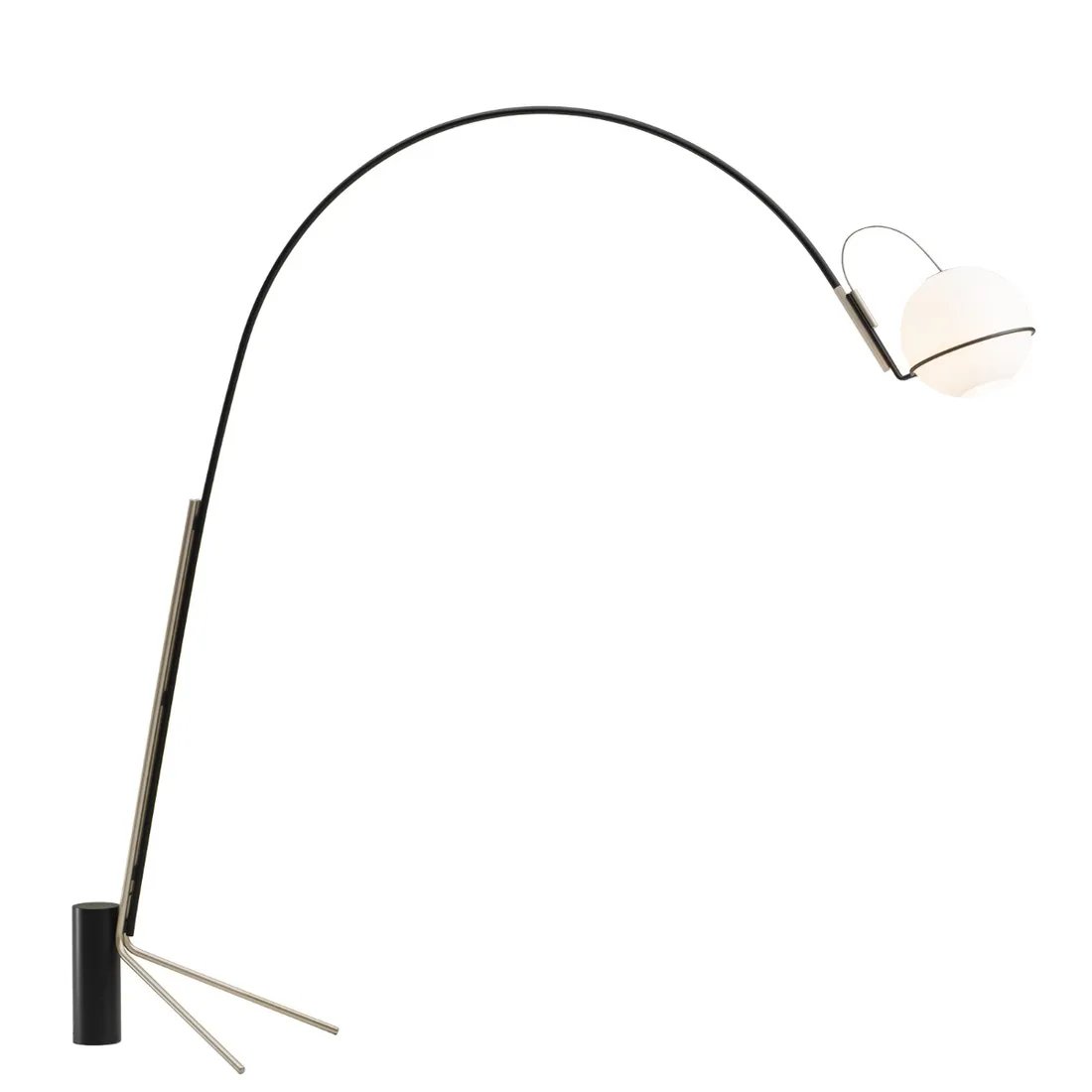 FontanaArte Alicanto Modern Floor Lamp - Adjustable LED Reading Light for Living Room, Bedroom & Office - Dimmable Standing Lamp with Touch Control