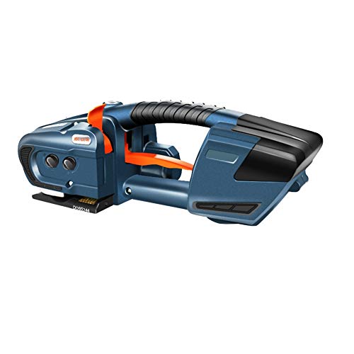SIERINO Portable Electric Handheld Welding Strapping Machine - Rechargeable Battery Powered, Automatic PET/PP Banding Tool for 13-16mm Straps - Ideal for Warehouse Packaging, Shipping, and Industrial Bundling