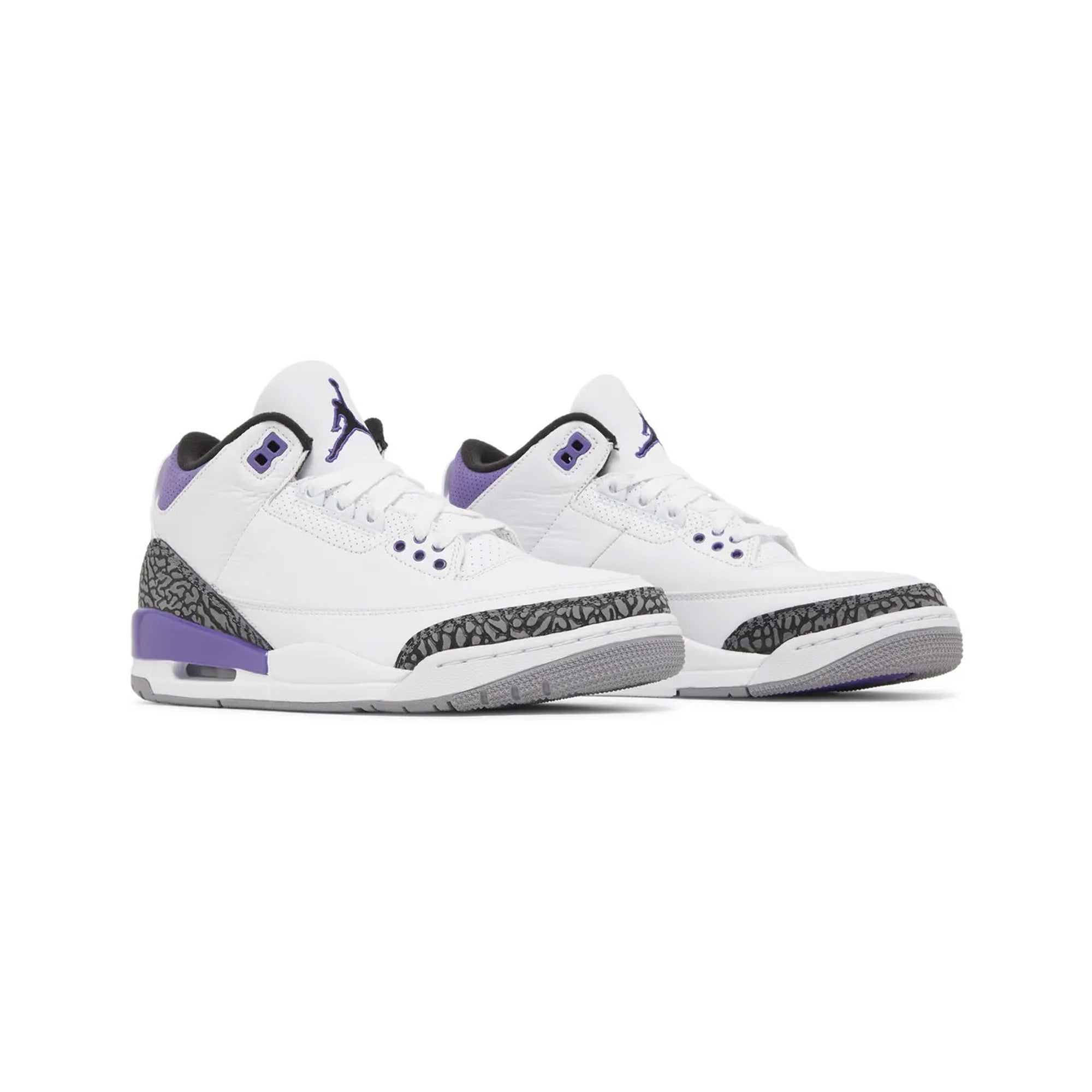 Air Jordan 3 Retro 'Dark Iris' (2022) - Men's Basketball Shoes for Casual Wear & Sneaker Collection | Perfect for Street Style & Sports Enthusiasts