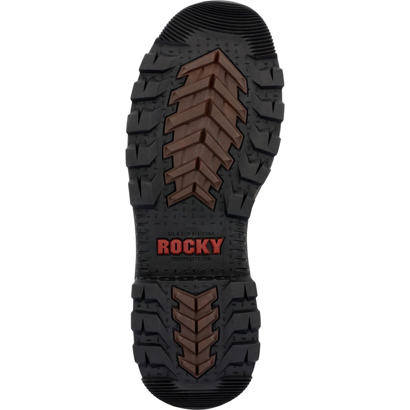 ROCKY Rams Horn Waterproof Composite Toe Work Boots for Men - Slip Resistant Safety Shoes for Construction, Hiking & Outdoor Work