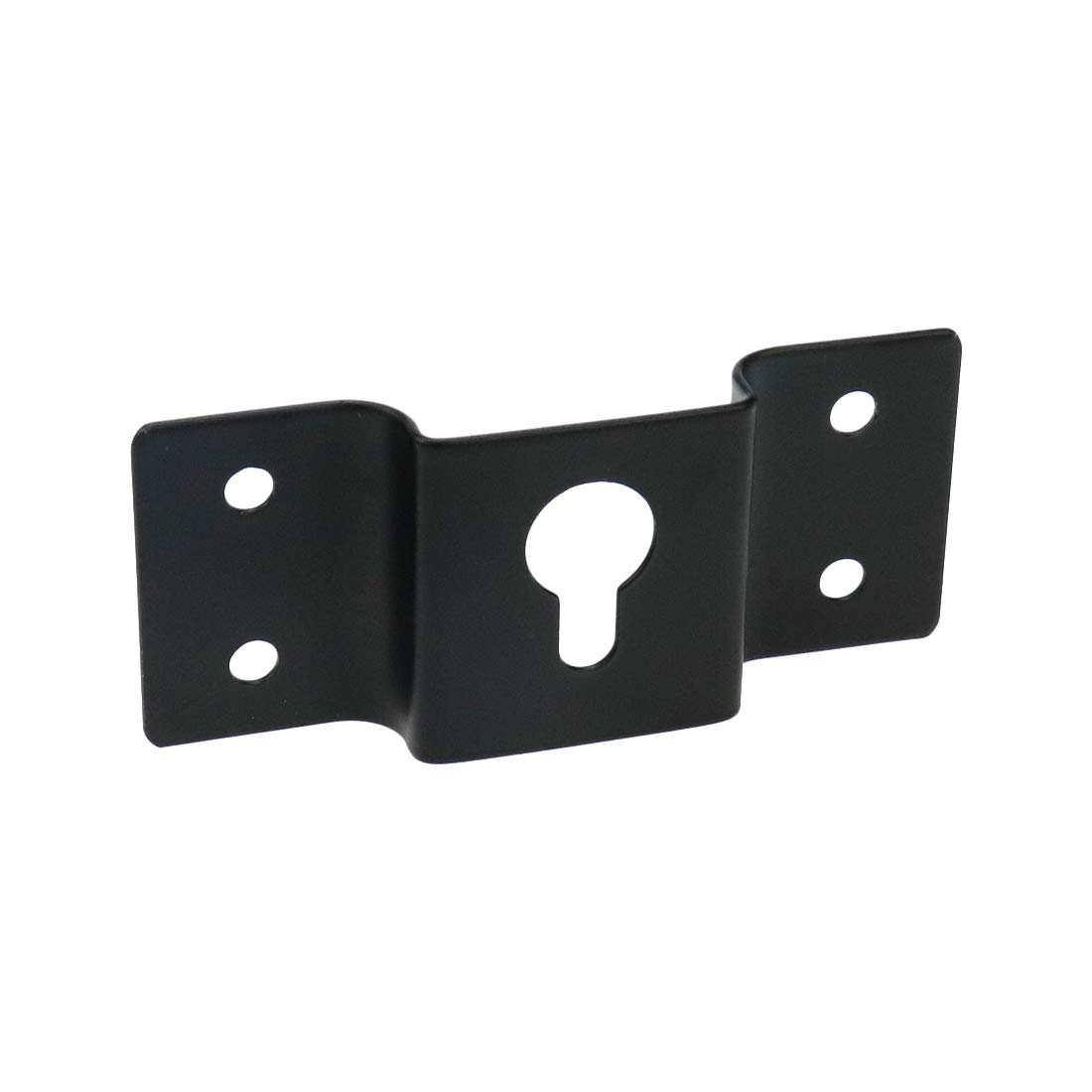 Semetall 10 Pack Black Metal Wall Mount Hook Hanger Bracket for Surround Sound Speakers - Heavy Duty Speaker Hanging Brackets with Mounting Screws (71mm x 30mm) - Perfect for Home Theater, Studio & Audio System Installation