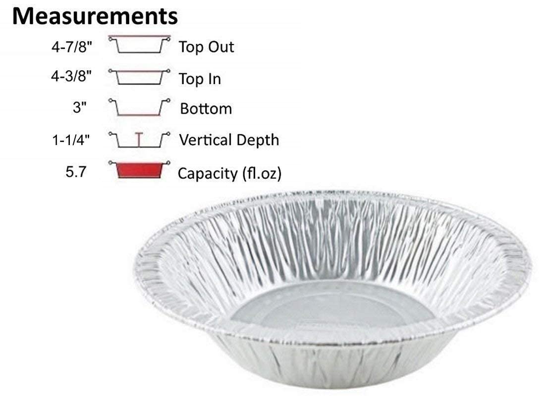 Premium 5.7 Oz Aluminum Pie Pans - 5
