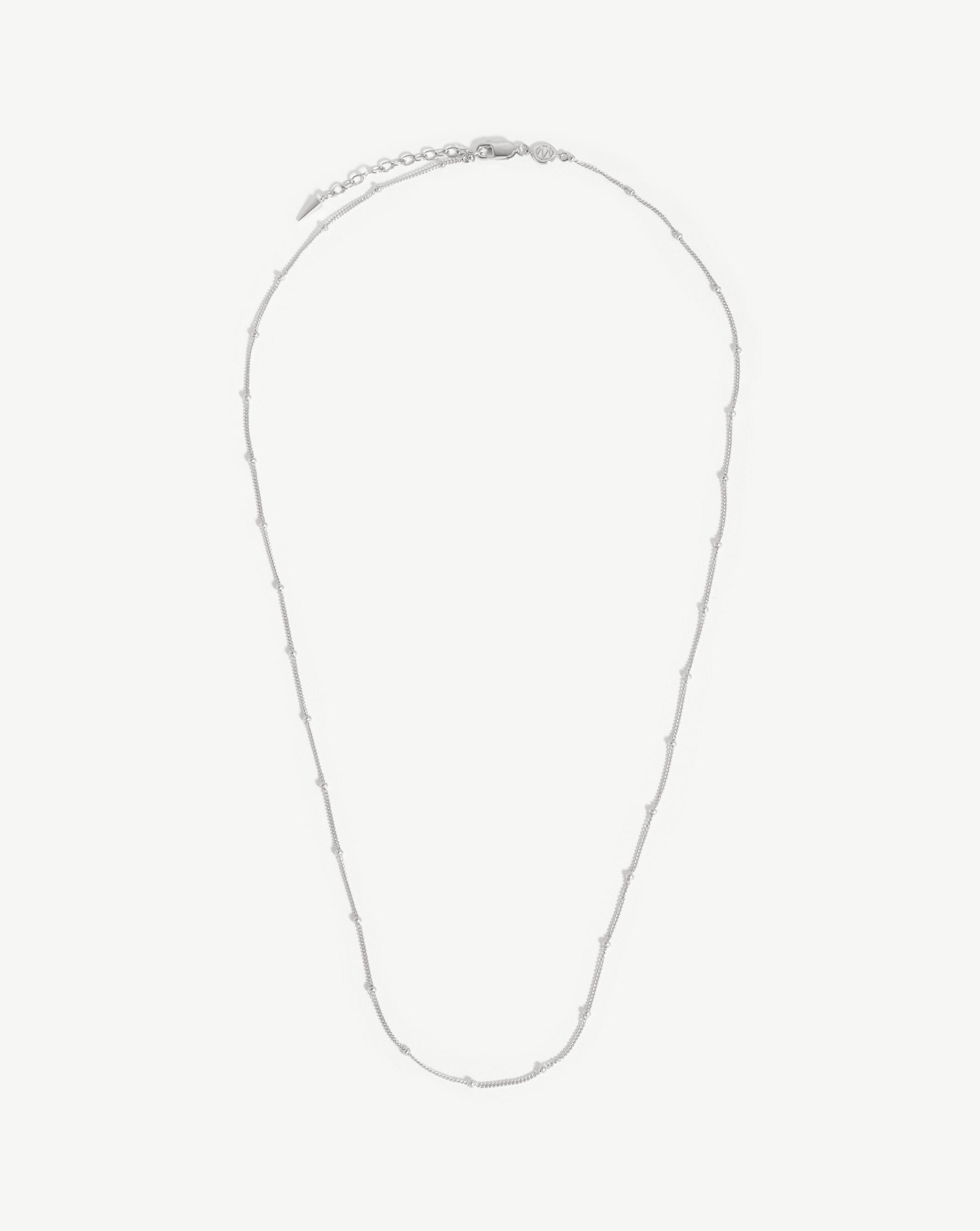 Trendy Long Bobble Chain Necklace for Women - Elegant Layering Jewelry for Casual & Party Outfits | Perfect Gift for Her