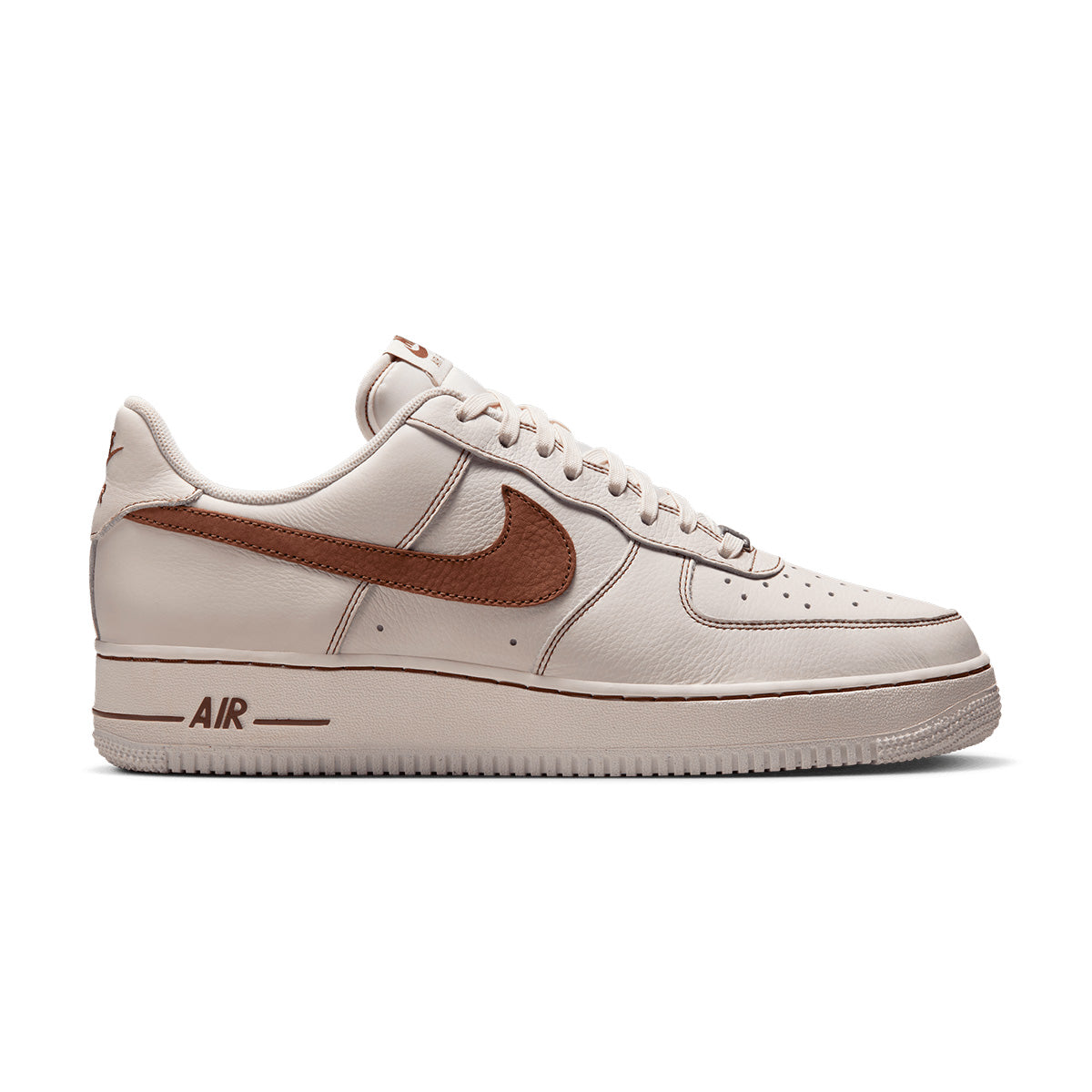 Nike Air Force 1 '07 LV8 Men's Sneakers in Ivory Brown - Classic Basketball Shoes for Casual Wear & Street Style