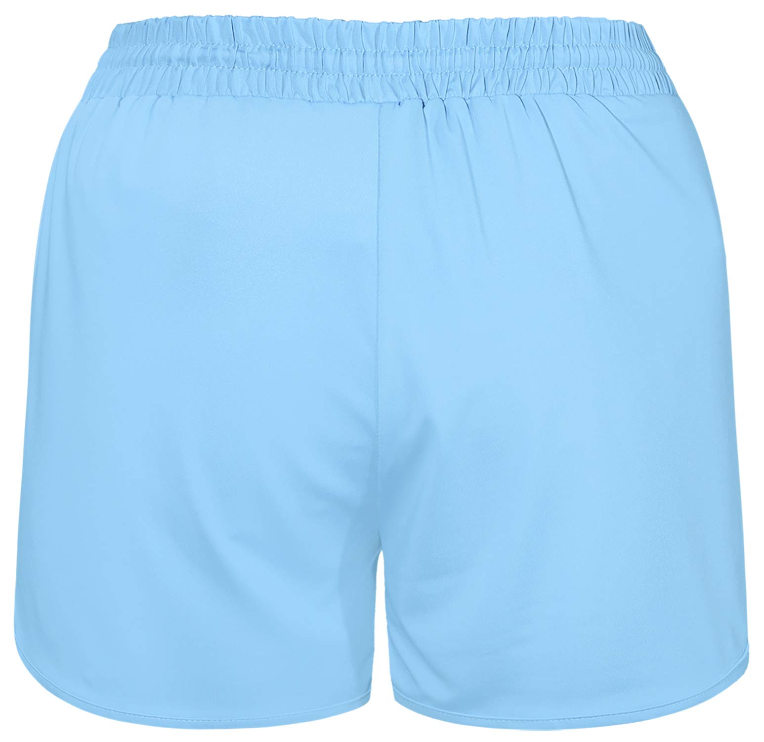 BLEVONH Women's 2-in-1 Yoga Running Shorts with Pockets - High Waist Athletic Workout Shorts for Women S-3XL - Perfect for Yoga, Gym, Running & Summer Outdoor Activities