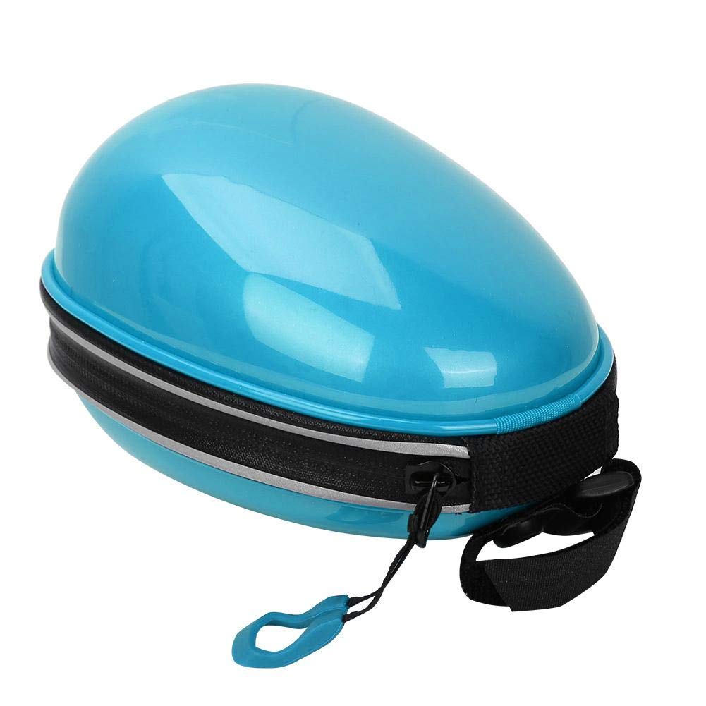 Waterproof Hard Shell Bike Saddle Bag - Under Seat Cycling Storage Pouch for MTB, Road & Folding Bikes | Durable Bicycle Pannier for Tools, Phone & Spare Parts (Blue) - Perfect for Commuting, Mountain Trails & Long-Distance Cycling