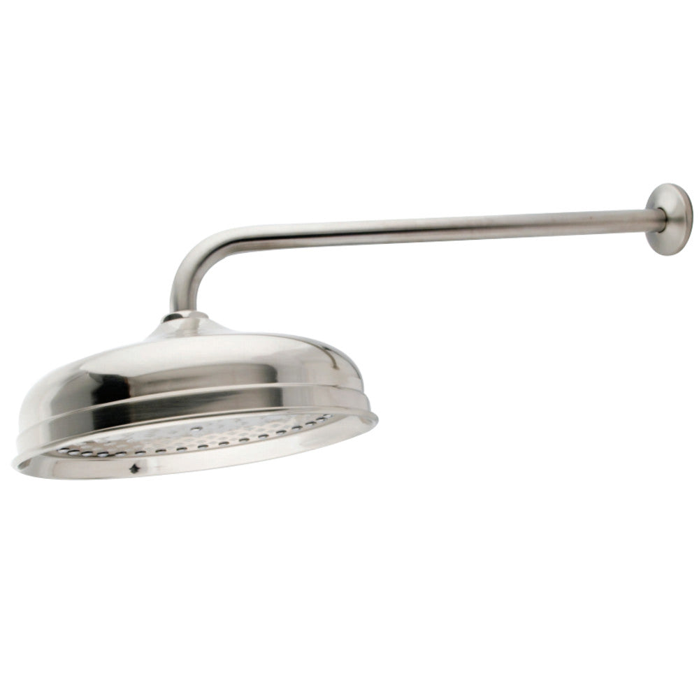 Kingston Brass K225K12 Trimscape 10 Inch Showerhead with 17 Inch Shower Arm - Polished Brass Finish for Bathroom & Shower Upgrade | High Pressure Rainfall Shower Head for Spa-Like Experience
