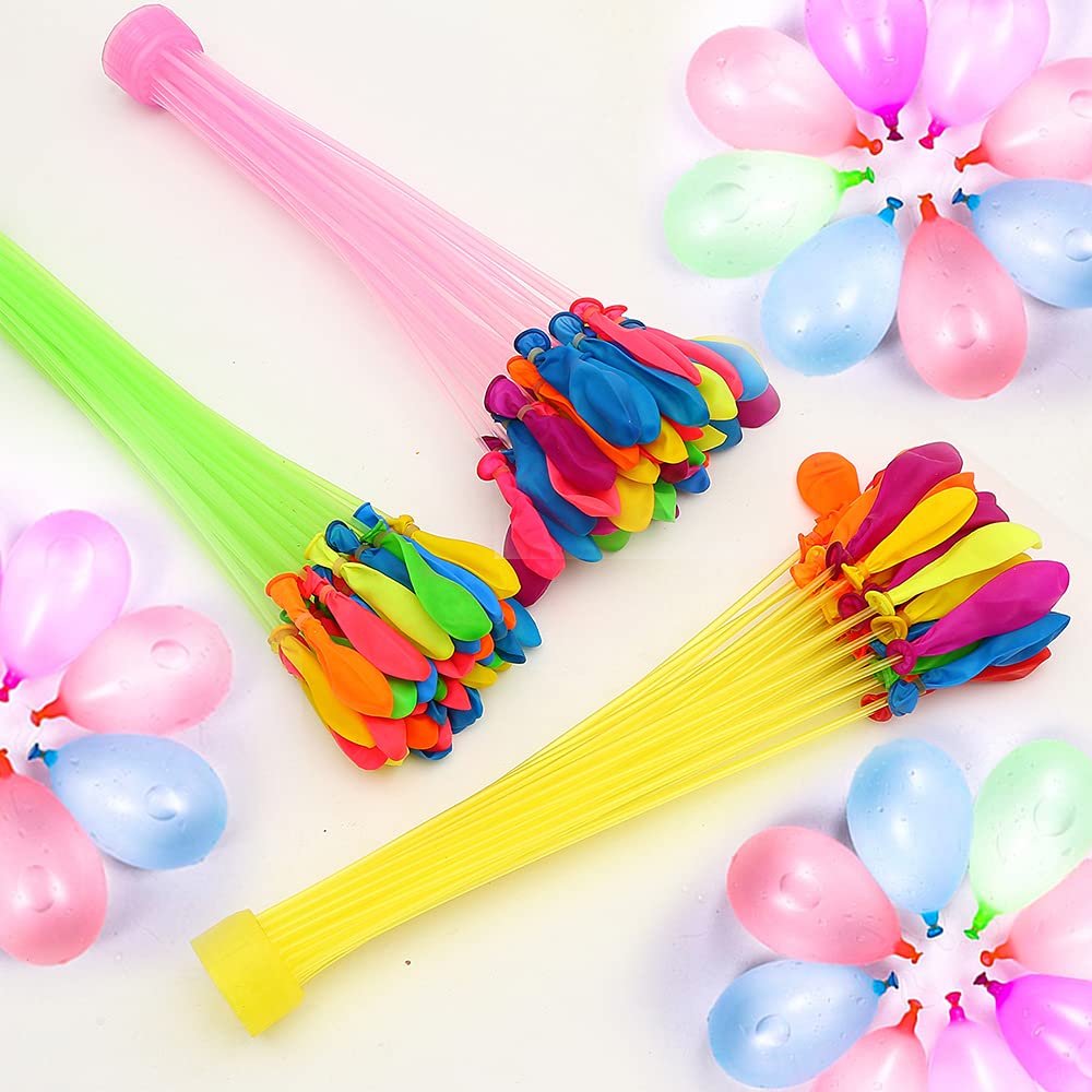Quick Fill Water Balloons for Summer Fun - 1184 Pack for Pool Parties, Beach Games & Outdoor Water Activities | Fast & Easy Fill Magic Water Balloons