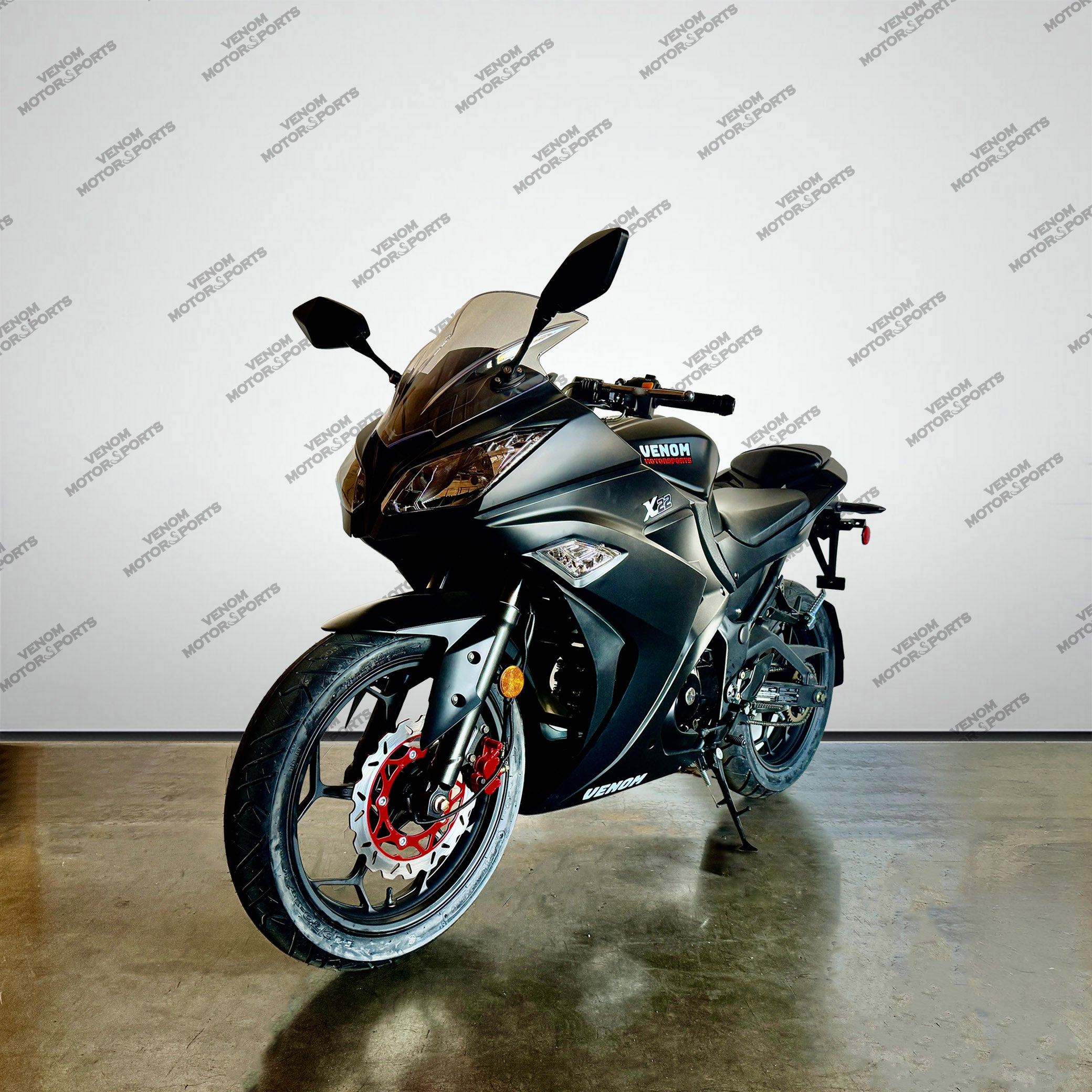 Venom X22 Ninja 125cc 4-Speed Gas-Powered Motorcycle - Perfect for Off-Road Adventures & Commuting