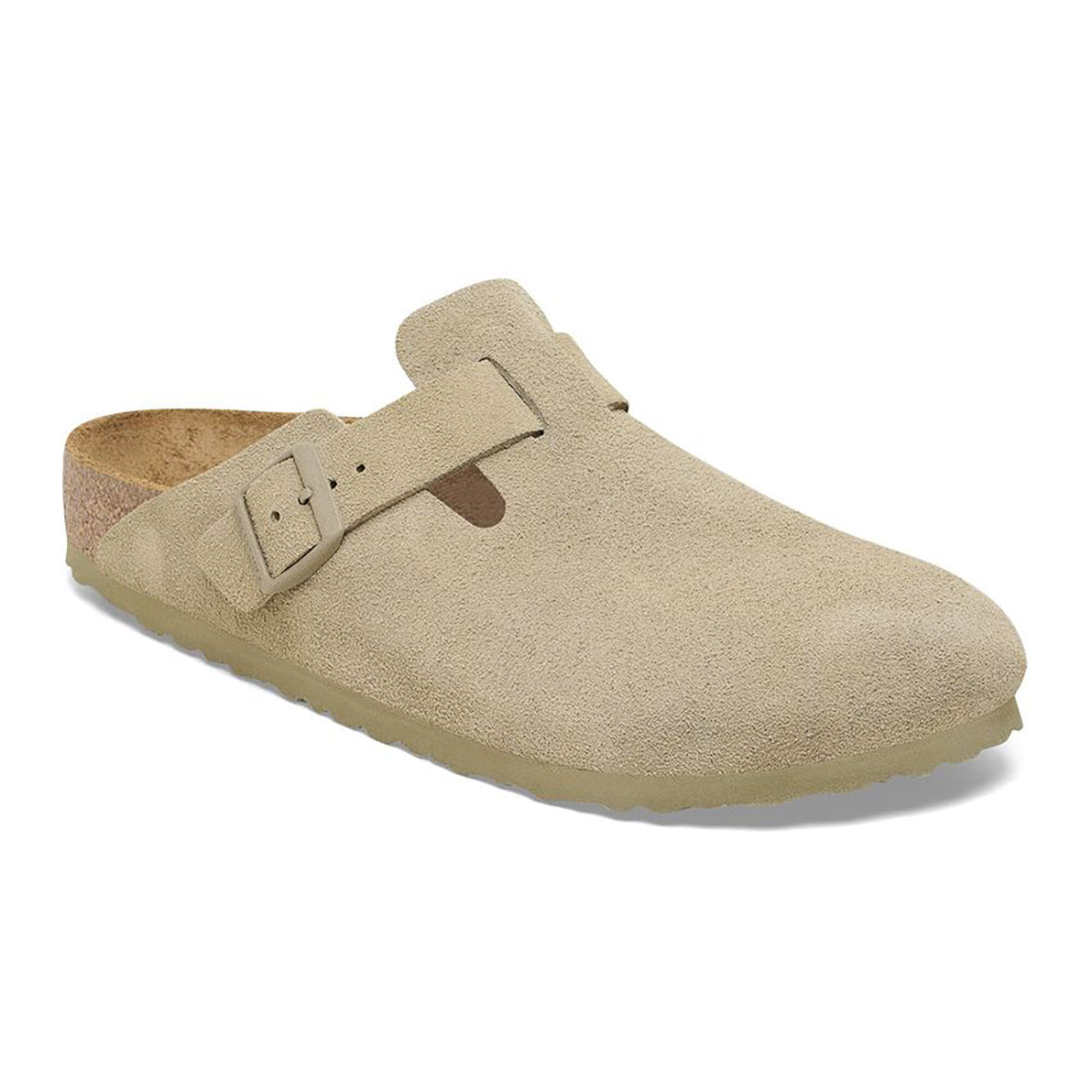 Boston Suede Shoes for Men - Faded Khaki Casual Sneakers for Walking, Travel & Everyday Wear