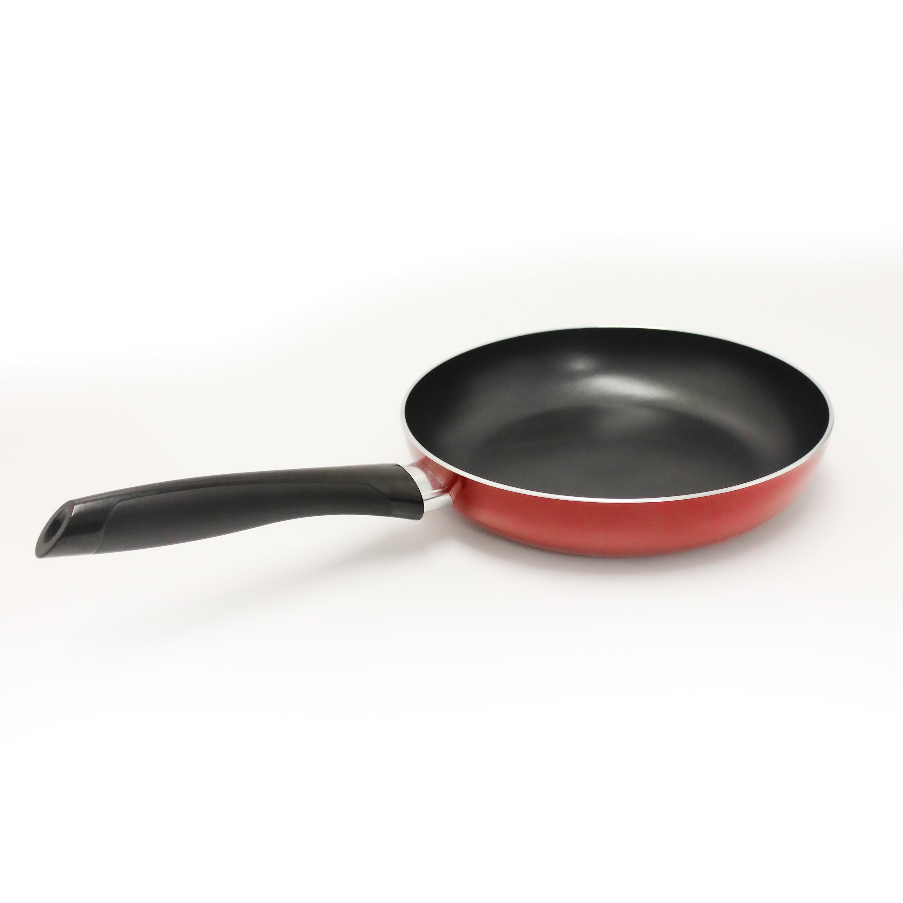 BergHOFF Geminis 2-Piece Nonstick Aluminum Fry Pan Set, 9.5 Inch, Red - Perfect for Sautéing, Frying & Cooking Eggs - Ideal for Home Kitchen & Restaurant Use
