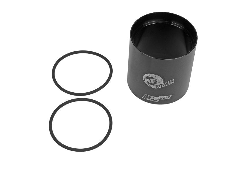 aFe DFS780 Fuel System Fuel Chamber Armored - High-Performance Diesel Fuel Filter for Trucks & SUVs - Ideal for Off-Roading & Heavy-Duty Towing