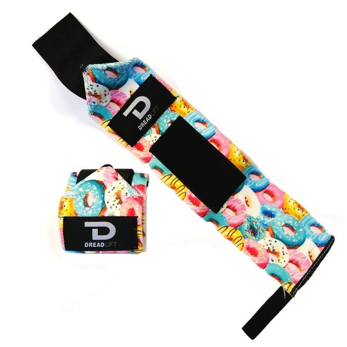 Dreadlift Doughnut Wrist Wraps for Weightlifting & Powerlifting - Support & Stability for Heavy Lifting - Gym & CrossFit Training Accessories