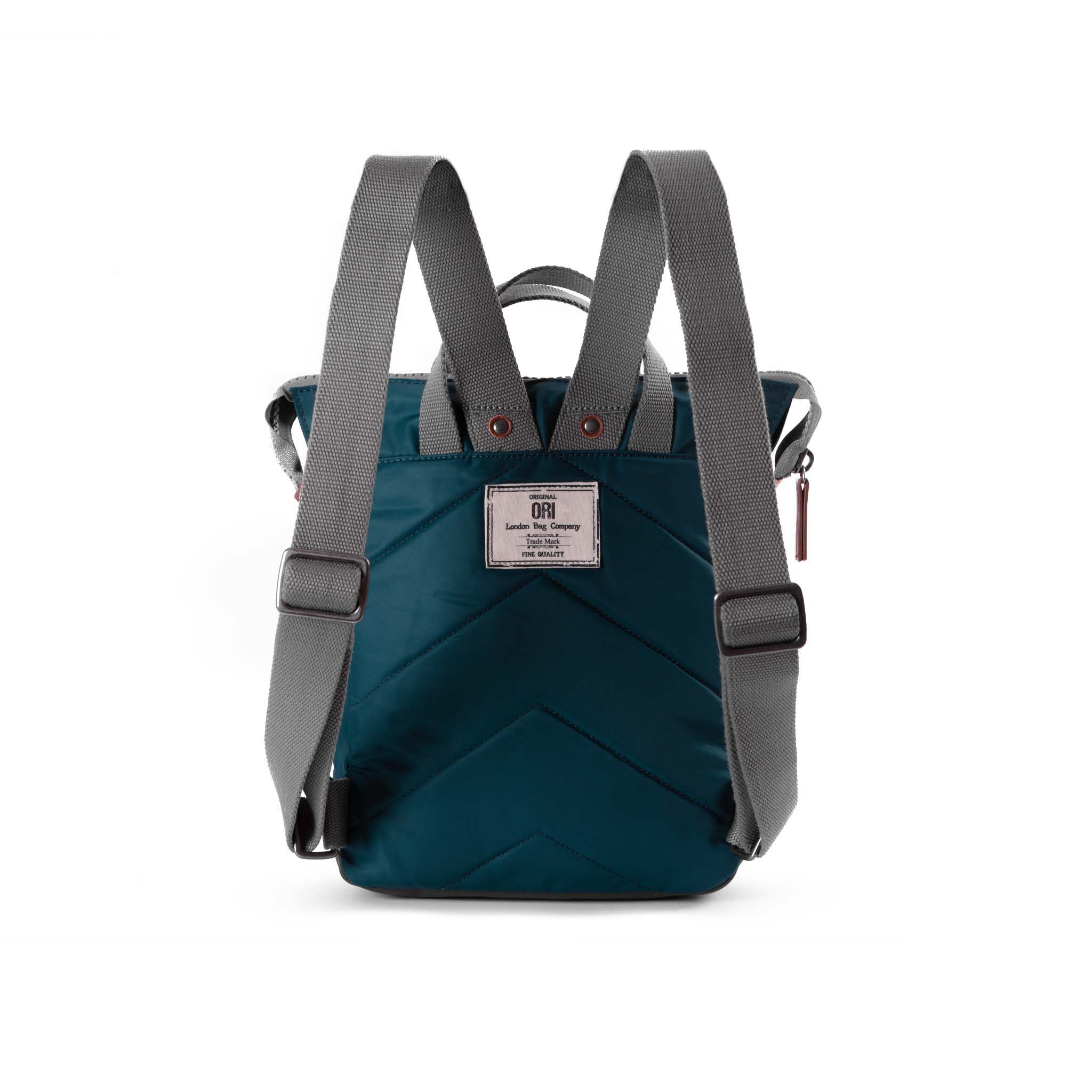 Bantry B Teal Recycled Nylon Backpack - Eco-Friendly Water-Resistant Laptop Bag for Work, Travel & School - Sustainable Durable Daypack for Men & Women