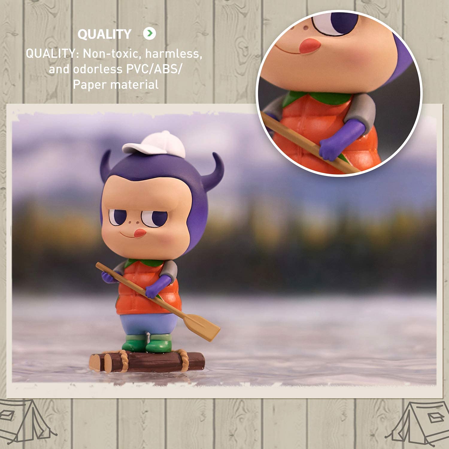 Labubu Camping Series Blind Box Collection - 12PC Cute Kawaii Art Toy Figures for Christmas, Birthday & Holiday Gifts | Popular Collectible for Anime Fans, Home Decor & Party Favors