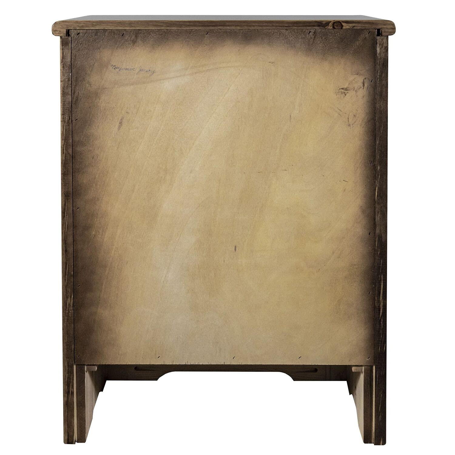 Montana Woodworks Homestead Collection Accent Cabinet - Right Hinged, Stained & Clear Lacquer Finish - Rustic Home Decor for Living Room, Bedroom or Entryway