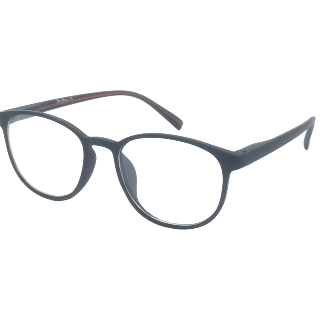 Blue Light Blocking Glasses - Anti Eyestrain Computer Glasses with Rounded Oval Frosted Frame for Men & Women - Perfect for Office, Gaming, and Screen Time