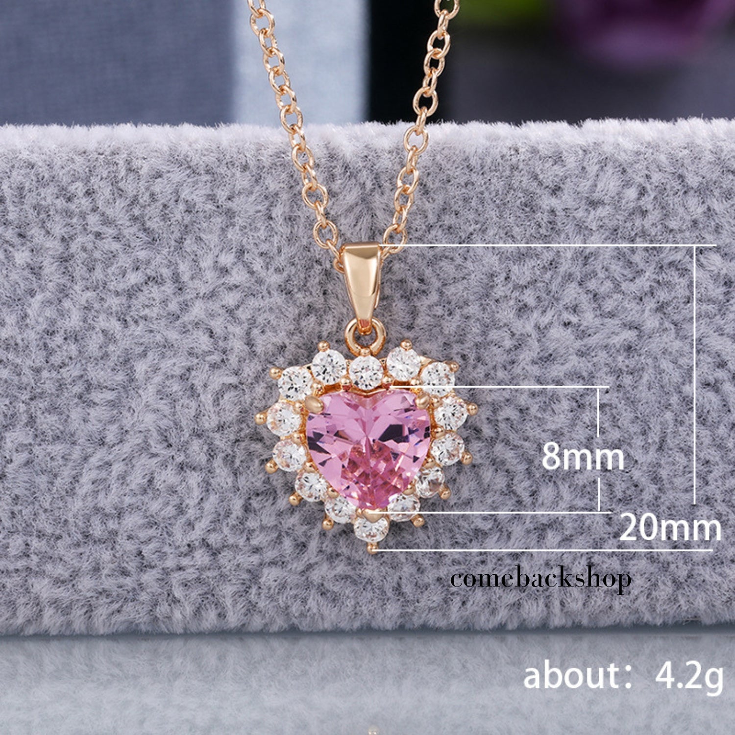 Heart Shaped Forever Love Engraved Pendant Necklace with Birthstone - Romantic Jewelry Gift for Women, Wife, Girlfriend - Perfect for Anniversary, Valentine's Day & Birthday Gifts
