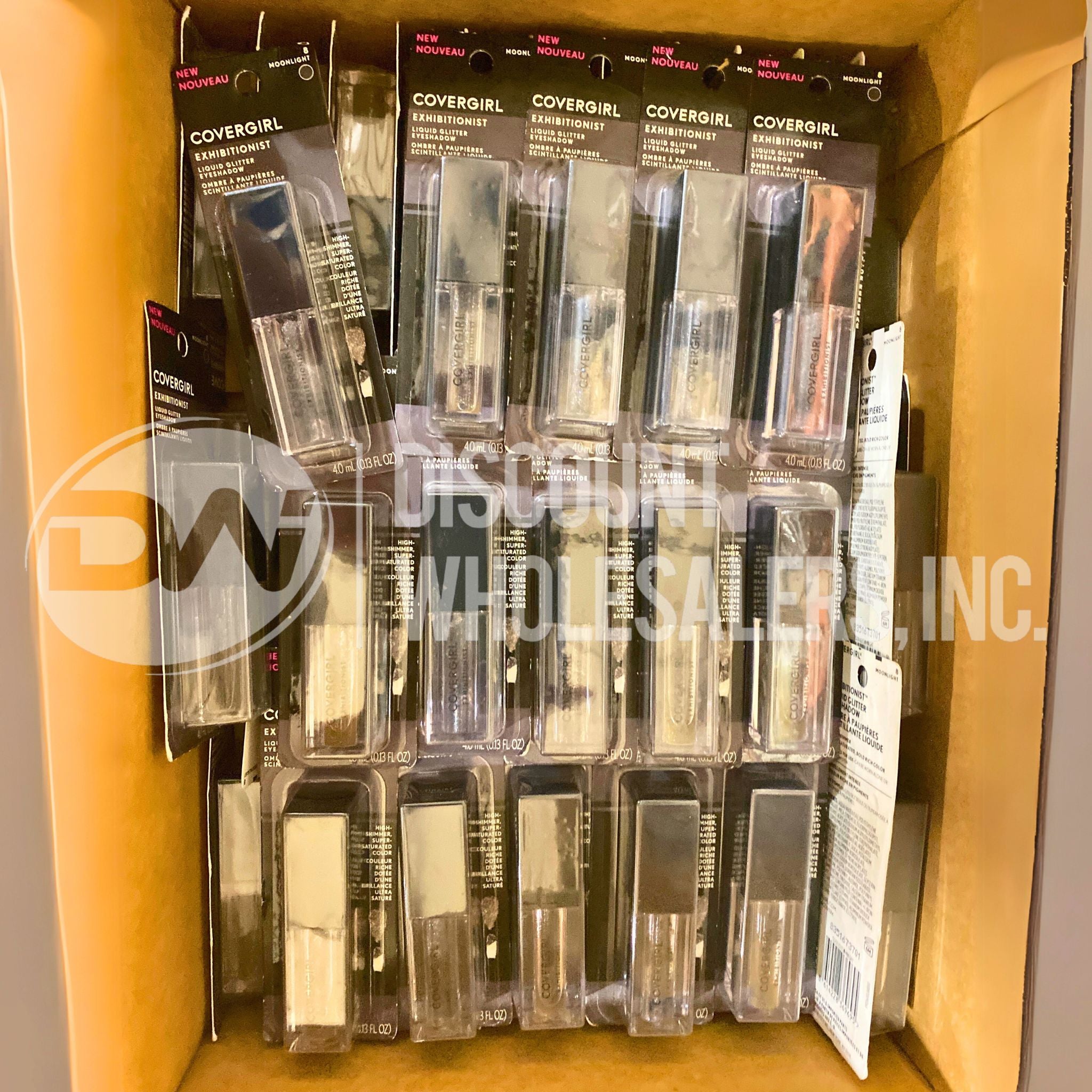 Covergirl Liquid Glitter Eyeshadow Moonlight Liquid #8 (50 Pcs) - Sparkling Eye Makeup for Party, Halloween & Special Occasions