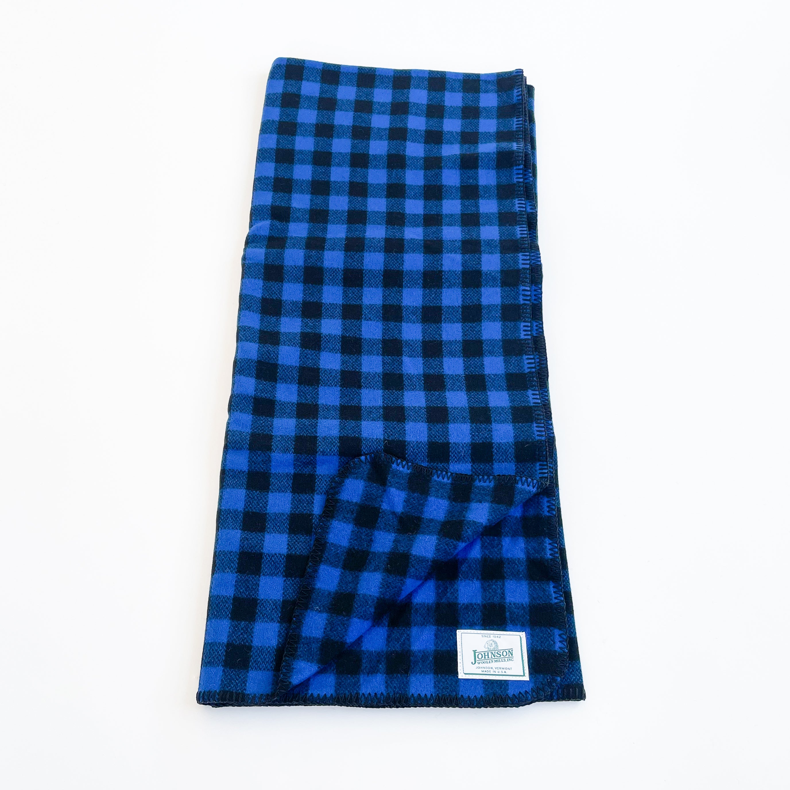 Norris Wool Throw Blanket - Soft & Warm Buffalo Check Plaid Pattern - Perfect for Sofa, Bed & Winter Cozy Decor