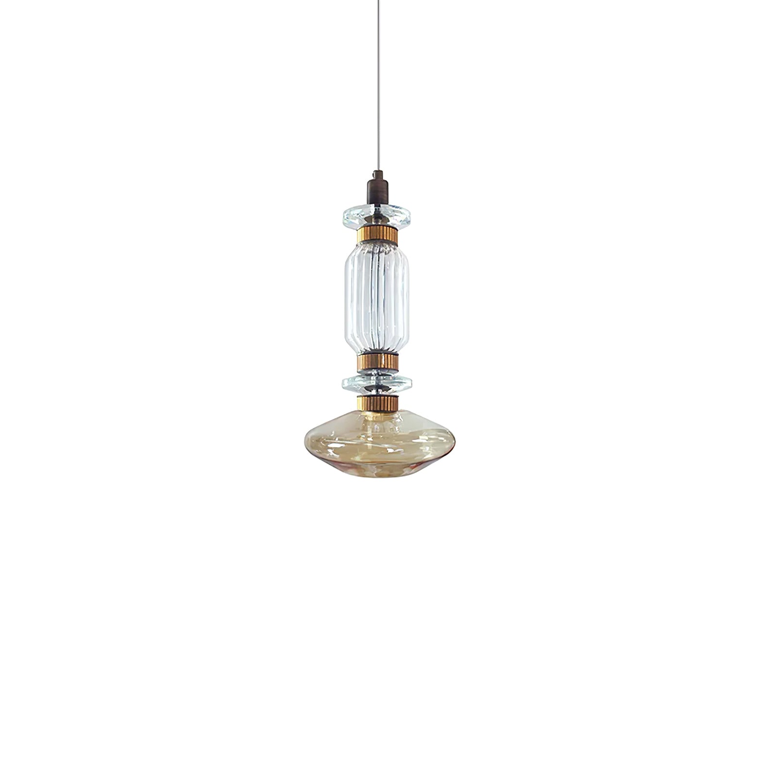 Elegant Ballet Pendant Light - Modern Crystal Chandelier for Dining Room, Bedroom & Living Room Decor - Perfect for Home, Cafe and Restaurant Lighting
