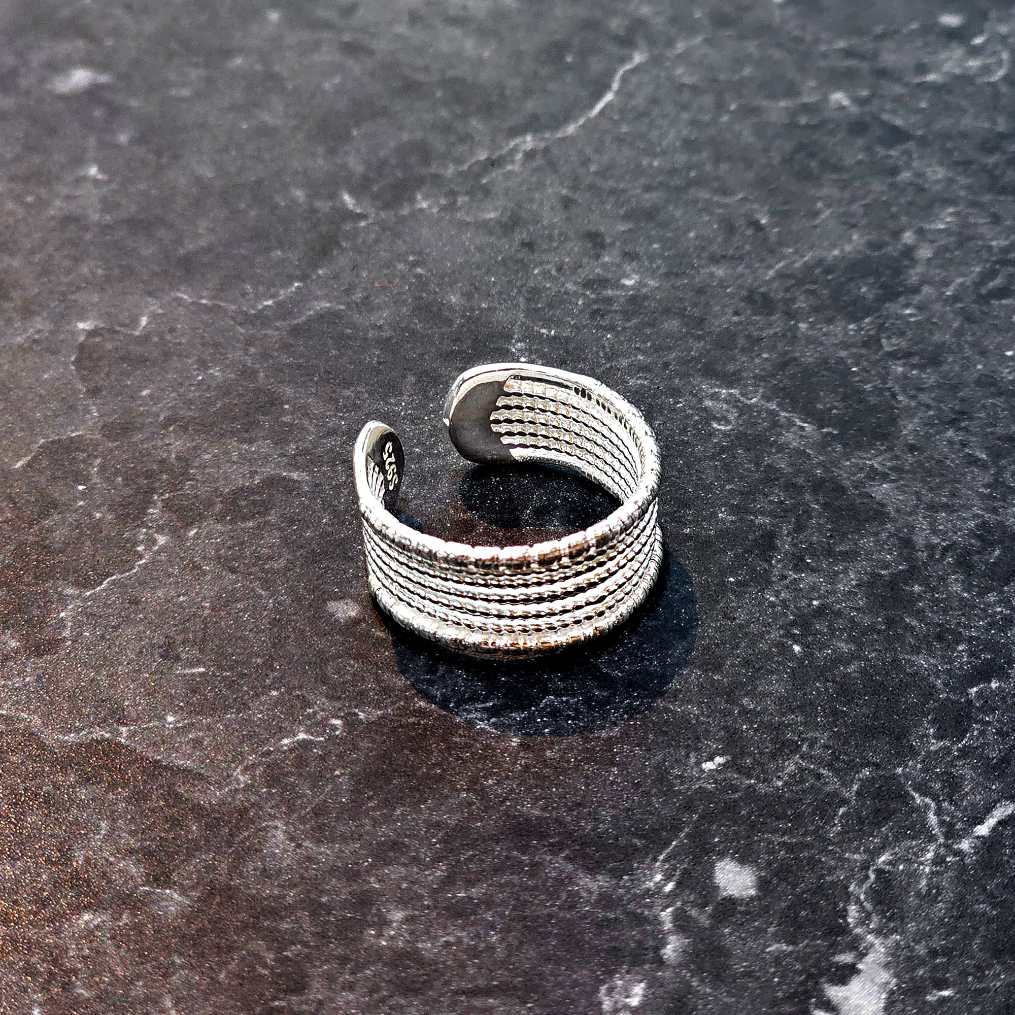 AG Collective Jewelry - Orion Band Ring for Women, Sterling Silver Stackable Ring, Minimalist Dainty Ring, Perfect for Everyday Wear & Gift Giving