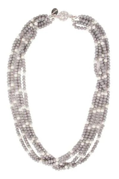 Elegant Short Crystal Pearl Necklace for Women - Perfect for Weddings, Parties & Everyday Wear