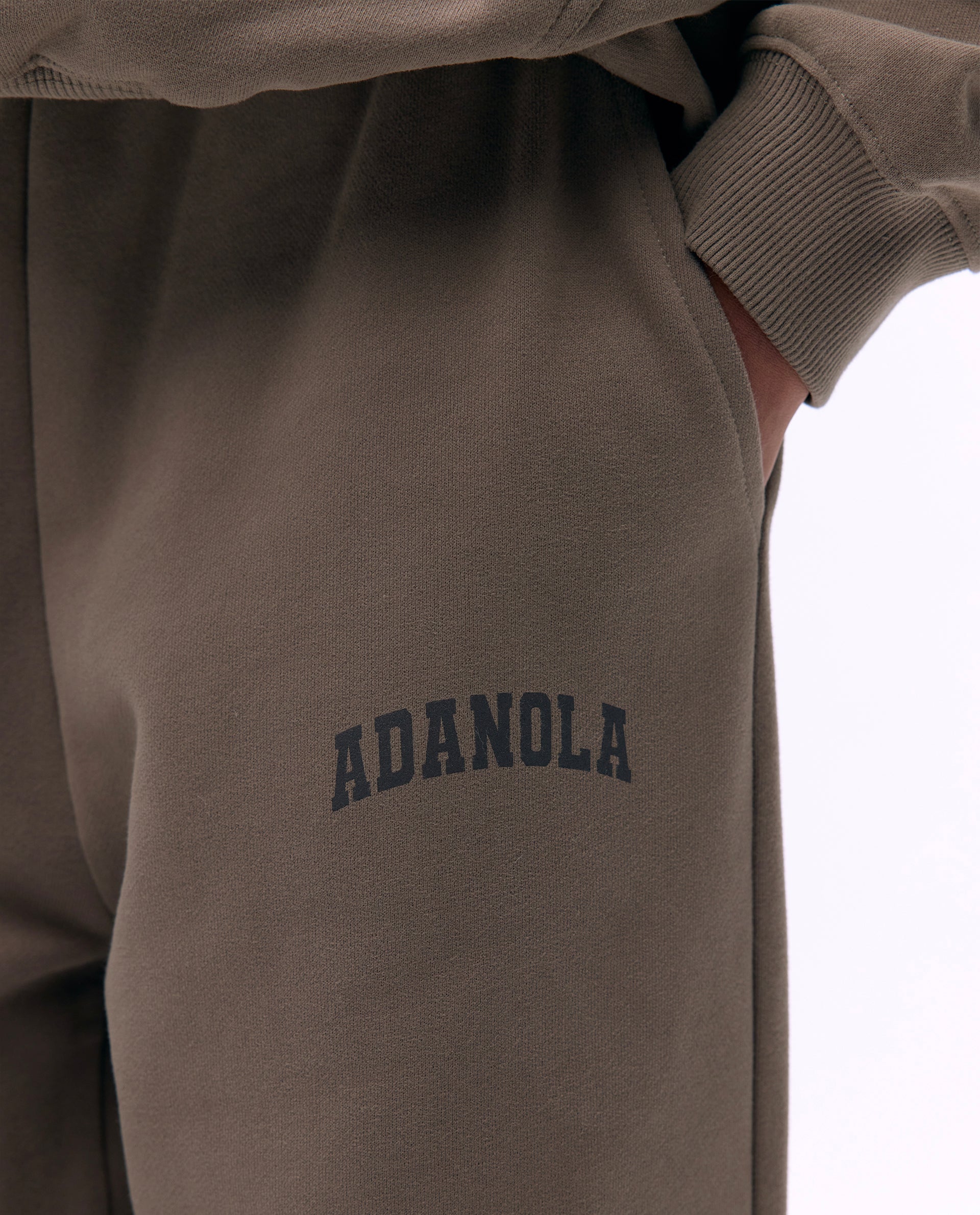 Varsity Sweatpants for Men & Women - Comfortable Cotton Joggers in Cocoa Brown | Perfect for Gym, Lounge & Casual Wear