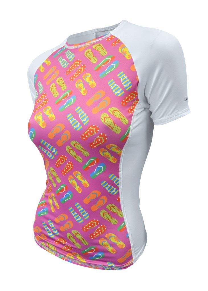 De Soto Femme Short Sleeve Skin Cooler Top - WSVSC1 | Women's Athletic Performance Shirt for Running, Cycling & Outdoor Sports | Moisture-Wicking & UV Protection Activewear