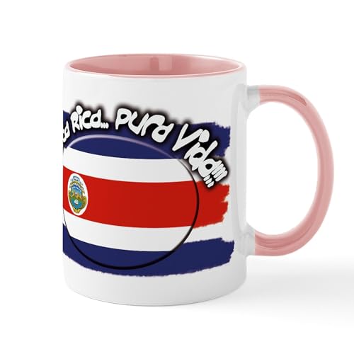 White/Pink Inside - COSTA RICA Mug