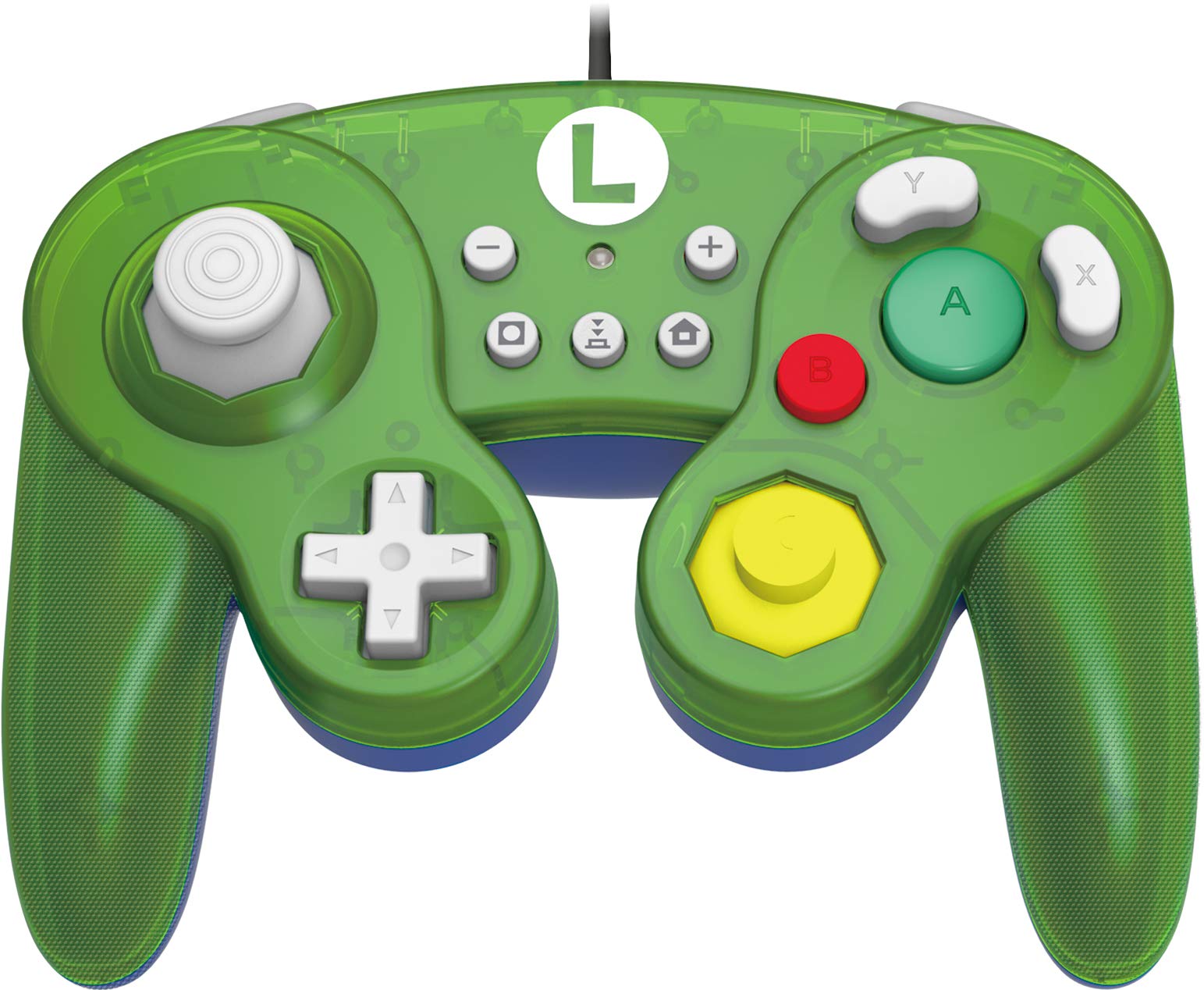 HORI Nintendo Switch Battle Pad (Luigi) GameCube Style Controller - Officially Licensed by Nintendo for Switch - Perfect for Super Smash Bros, Mario Kart & Retro Gaming
